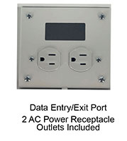 24 x 18 Inch (in) Utility Shelf Pole Mounts - 2